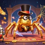 Spin to win at lolajack casino with exciting 3D characters and vibrant casino elements.